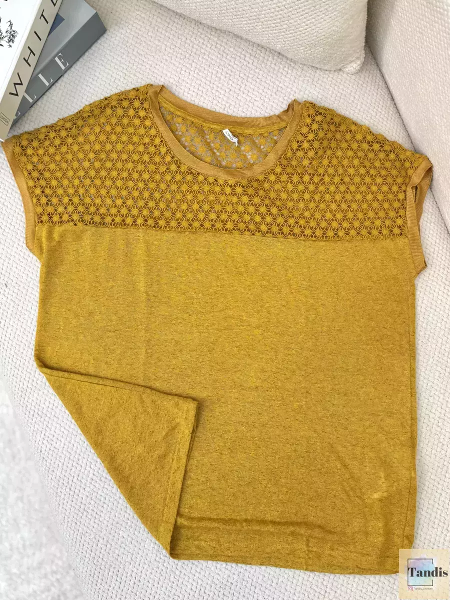 تیشرت only گیپور دار(رنگبندی)