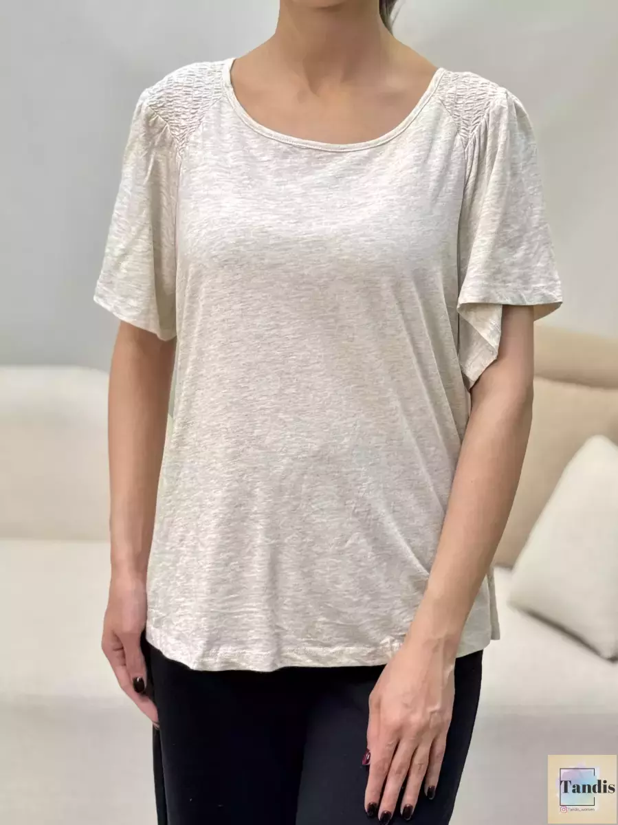 تیشرت سرشانه کش  (4رنگ)