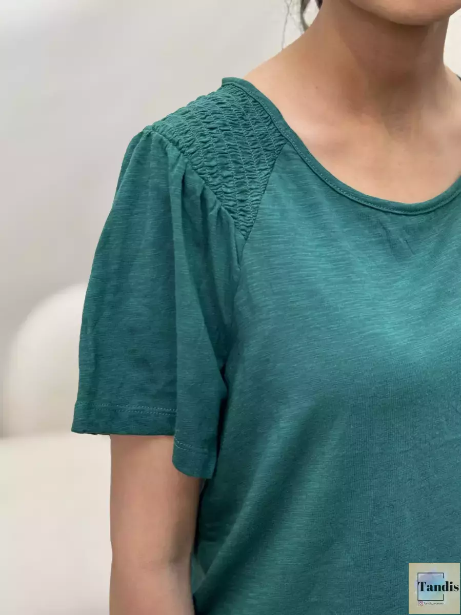 تیشرت سرشانه کش  (4رنگ)