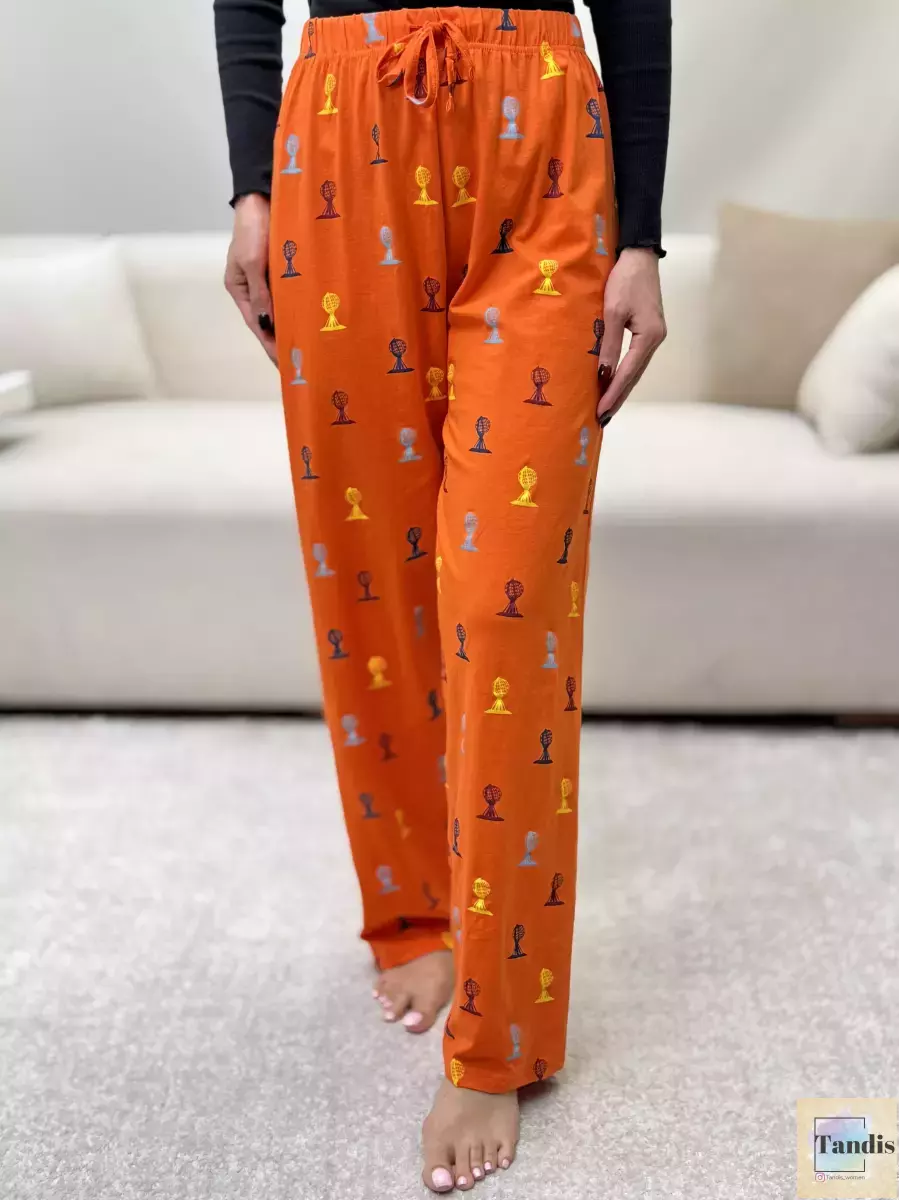 شلوار راحتی طرحدار(متنوع)