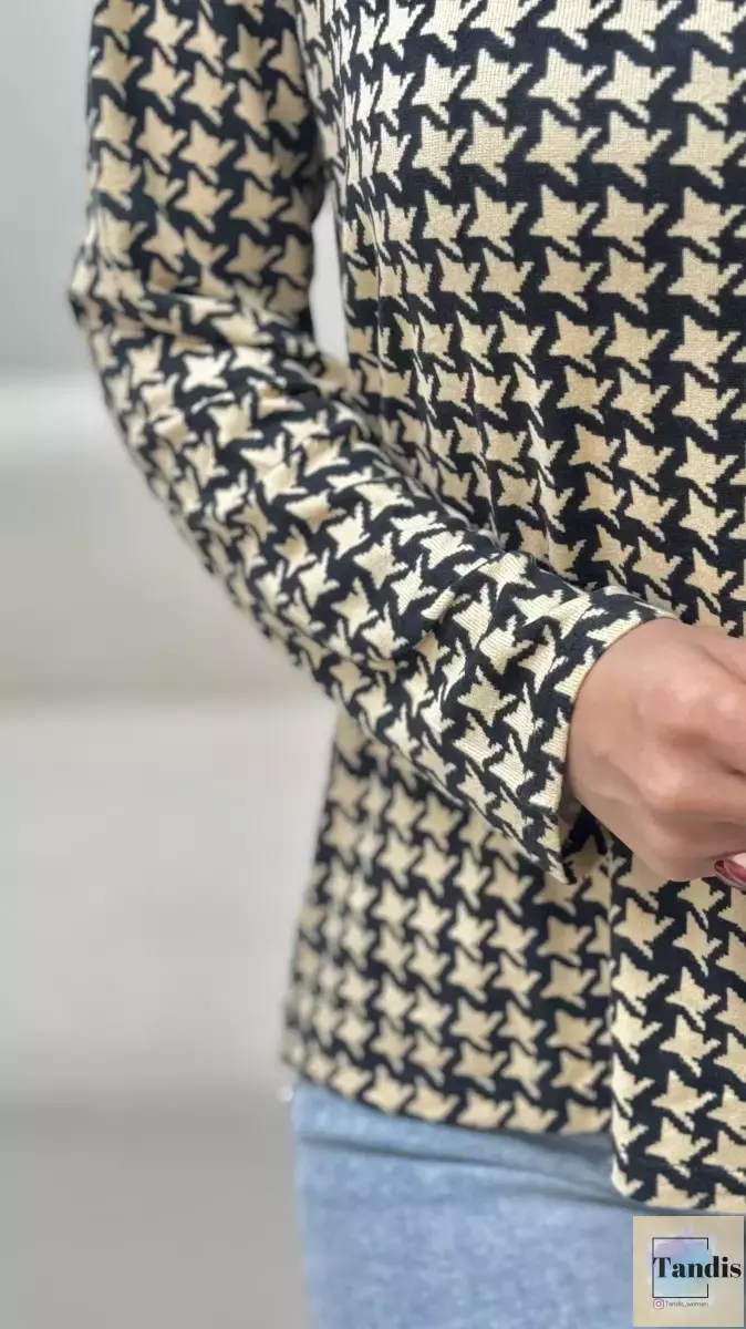 بلوز موهر طرح دار جدید