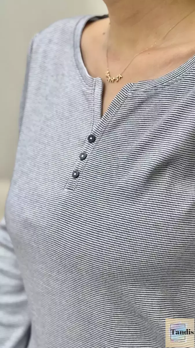 بلوز آستین بلند راه راه TOM TAILOR