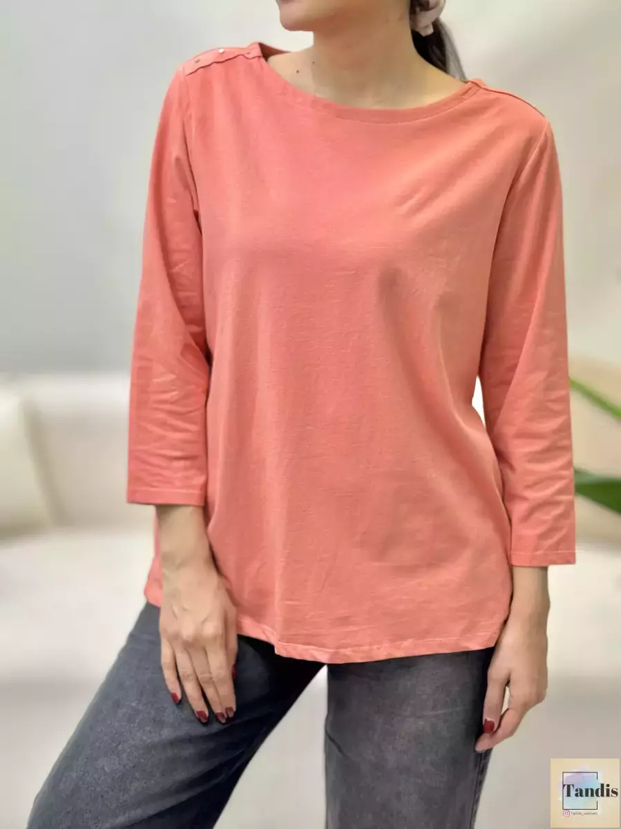 بلوز سرشانه دکمه woman