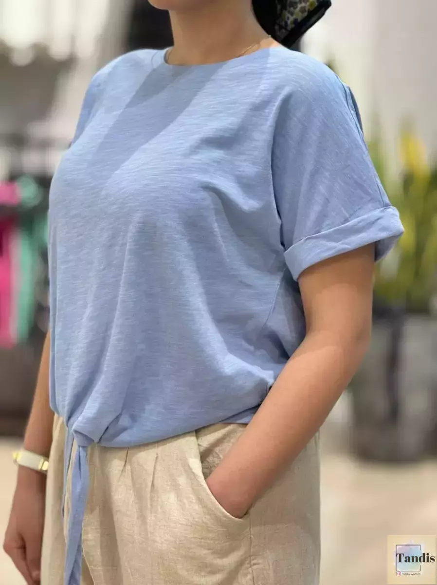 تیشرت پایین گره(3رنگ)
