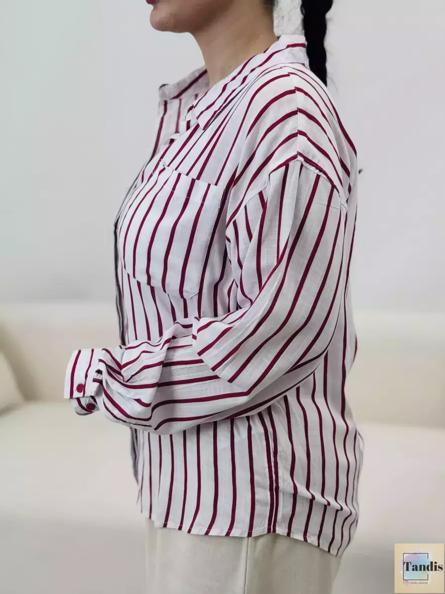 شومیز راه راه رنگی