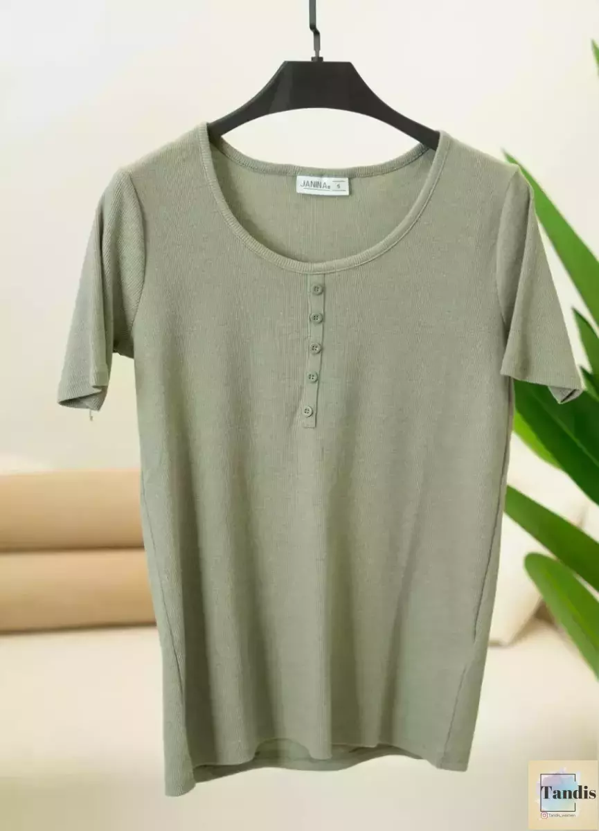 تیشرت کبریتی جلودکمه(رنگبندی)