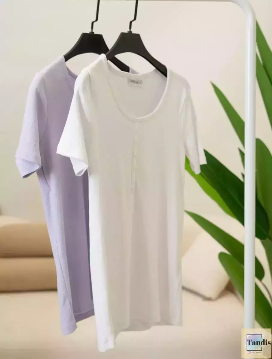 تیشرت کبریتی جلودکمه(رنگبندی)