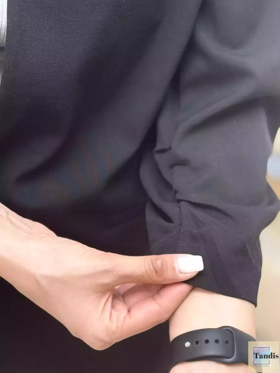 کت لینن مشکی و کالباسی