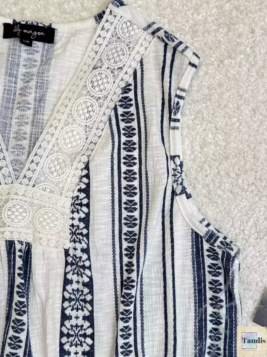 تاپ جلو گیپور(2رنگ)کرم و بنفش