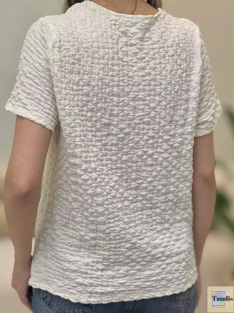 تیشرت شیری کریشه