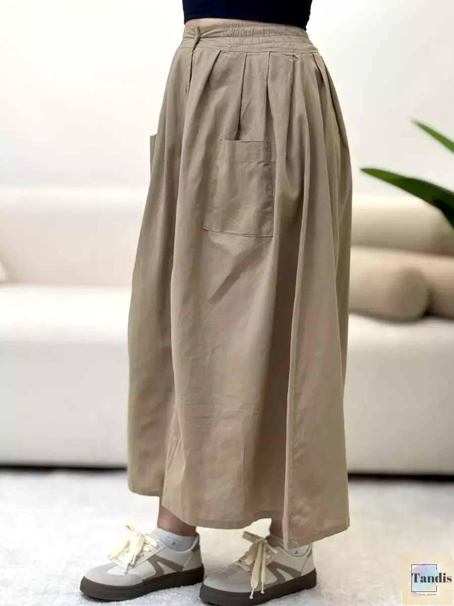 دامن لینن منگو