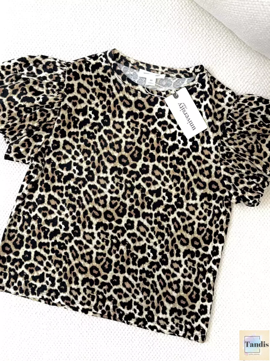 تیشرت آستین چین پفدار