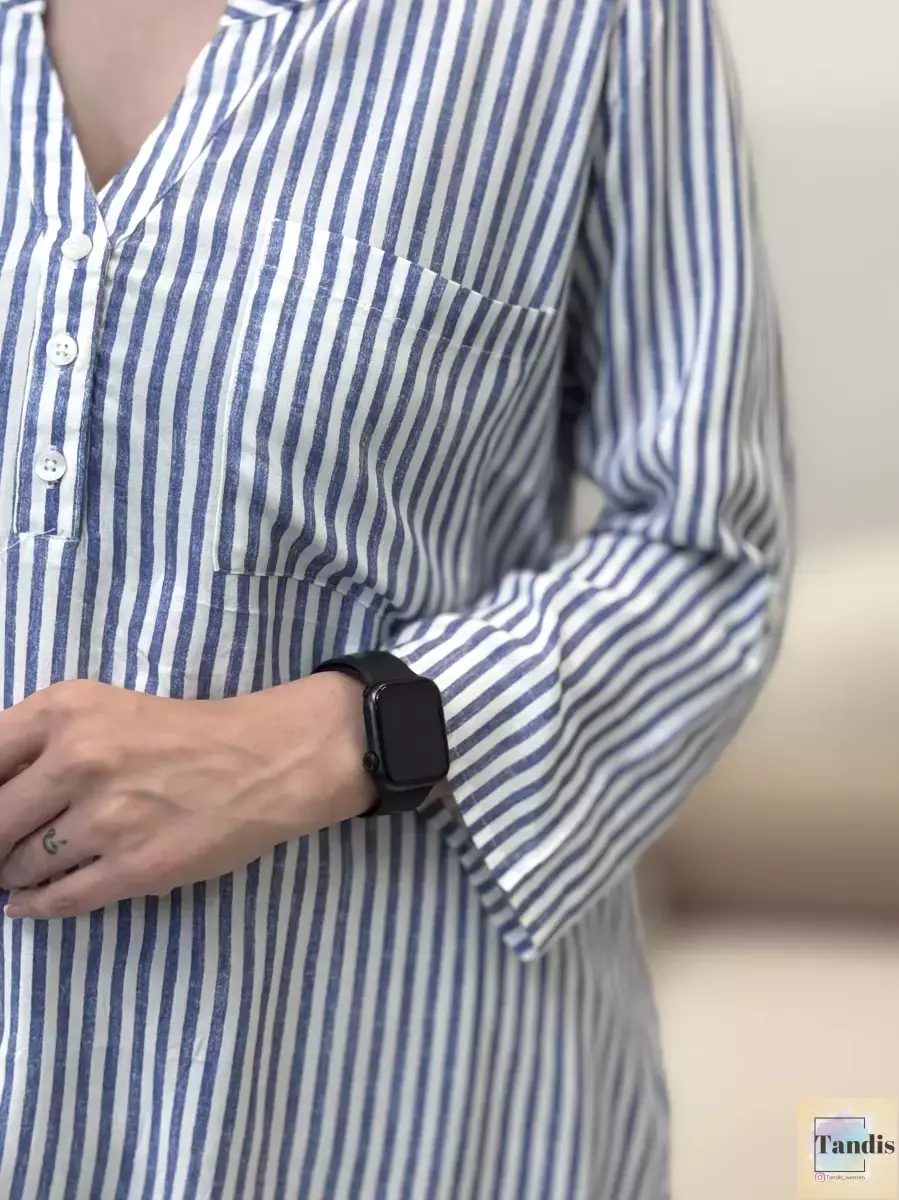 شومیز راه راه maxiblue