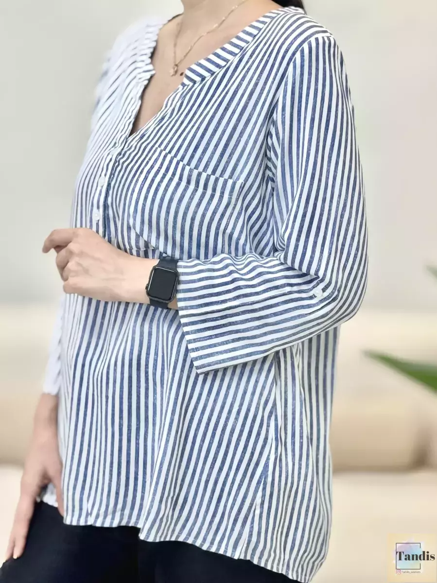 شومیز راه راه maxiblue