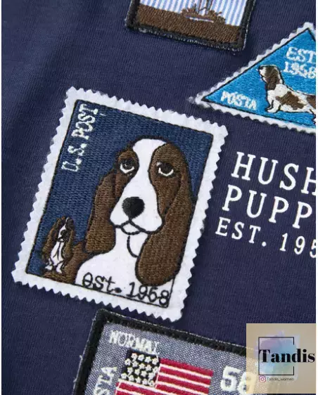 تیشرت باکسیhush puppies