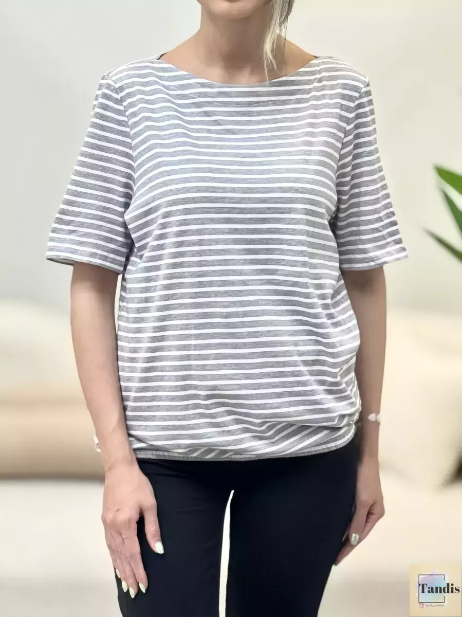 تیشرت راه راه پایین کش