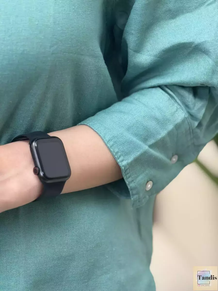 شومیز سفید و سبز