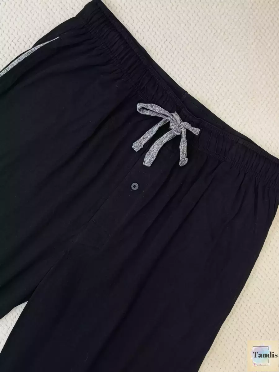 شلوار اسلش اسپرت مشکی و طوسی