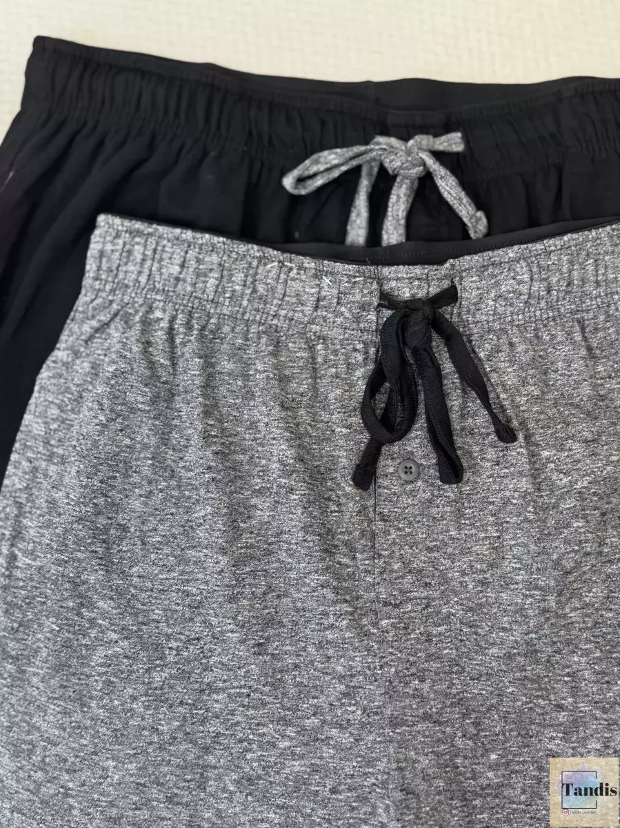 شلوار اسلش اسپرت مشکی و طوسی