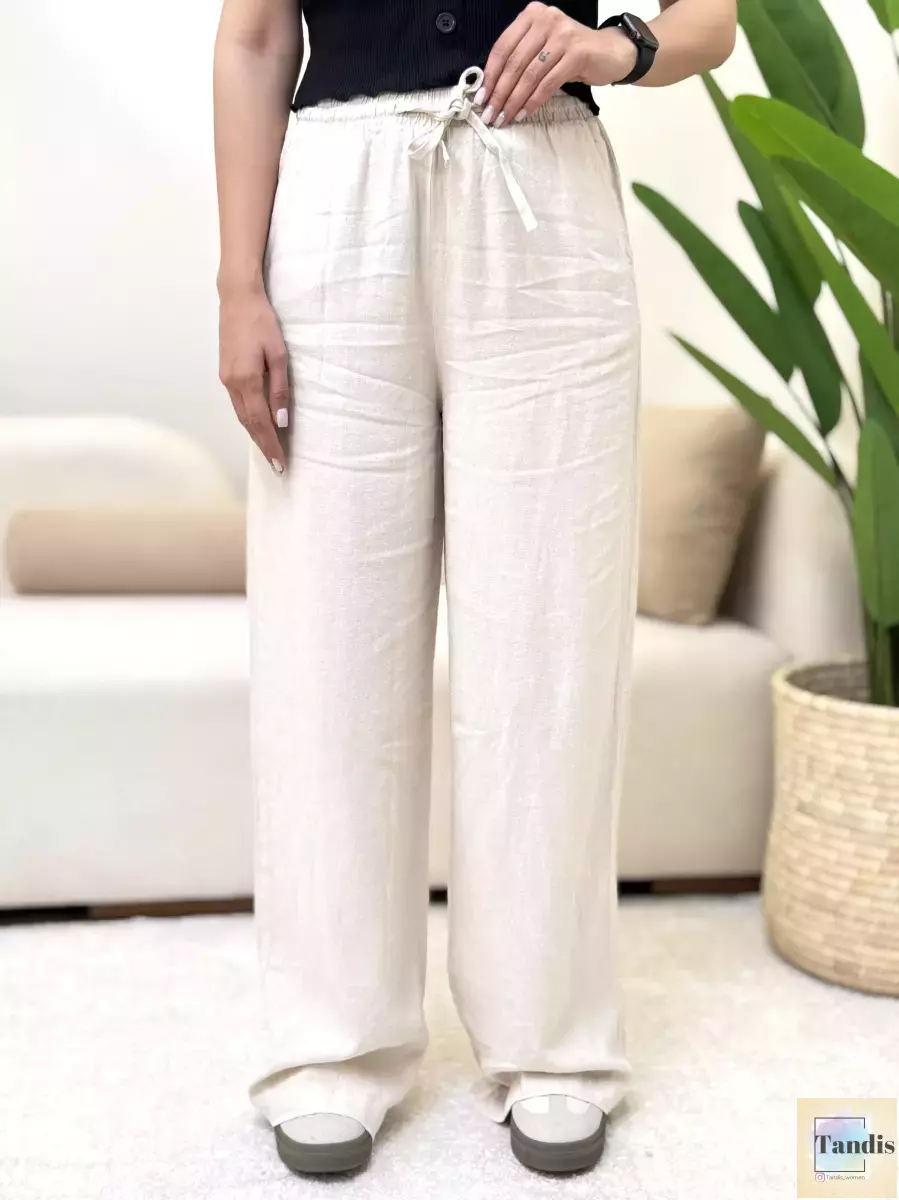 شلوار لینن ساده(4رنگ)