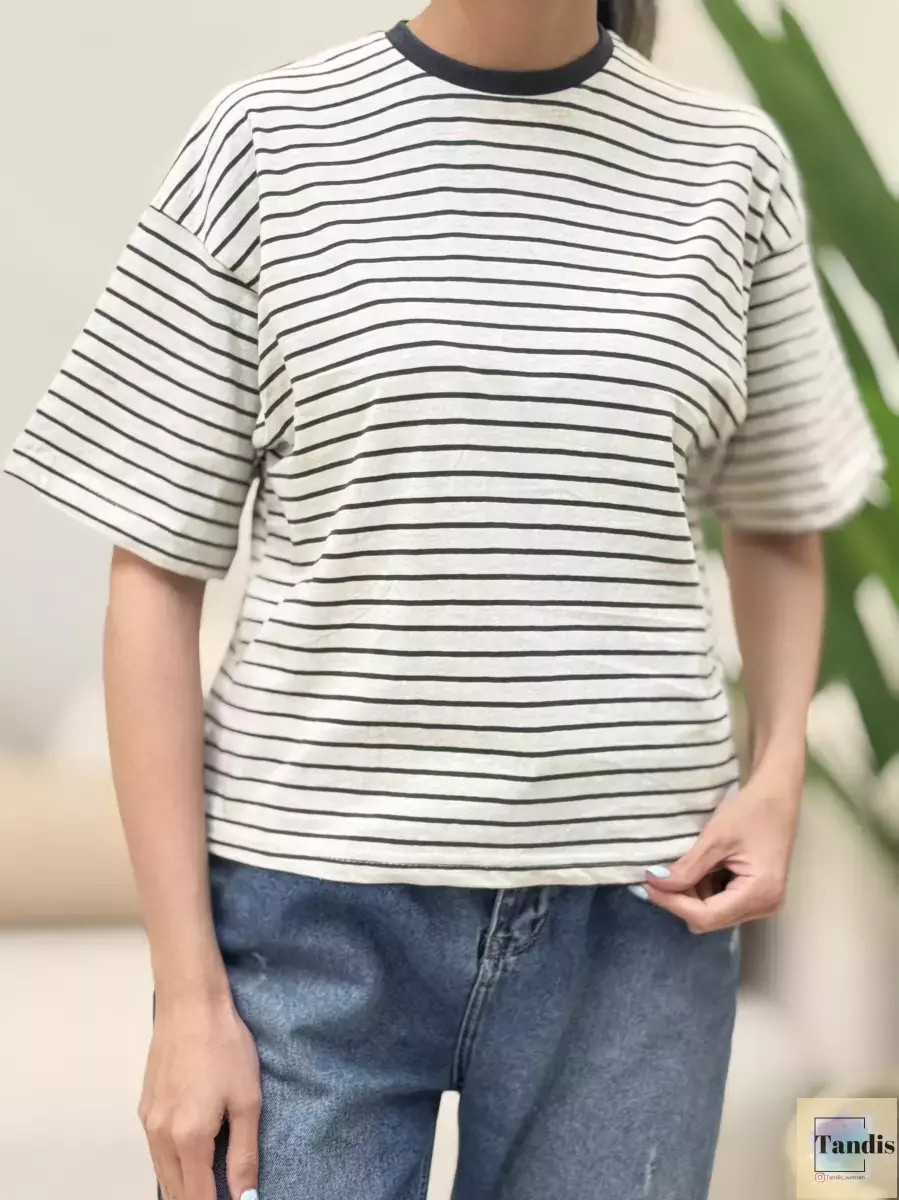 تیشرت باکسی راه راه