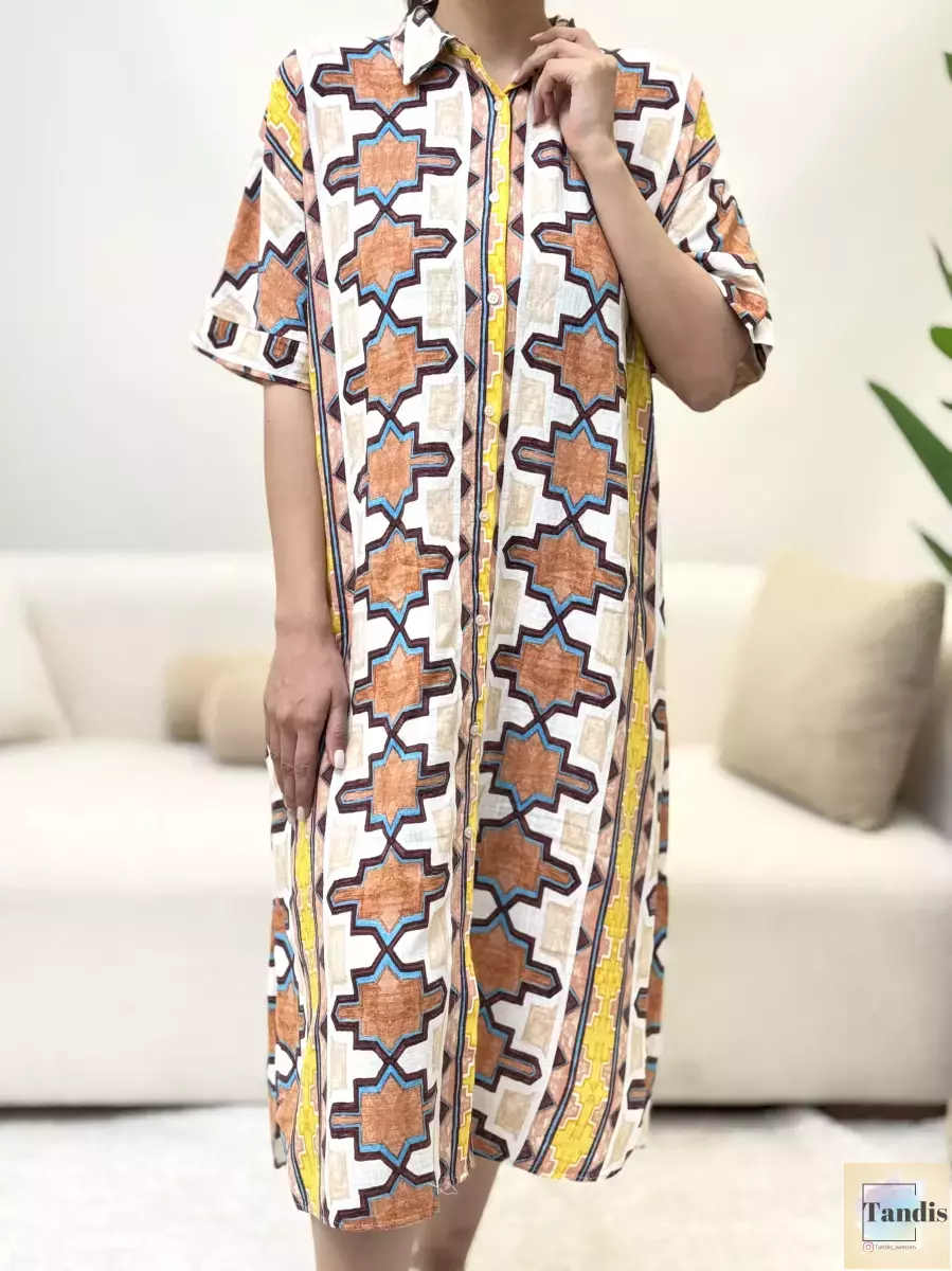 مانتو لینن طرحدار جدید