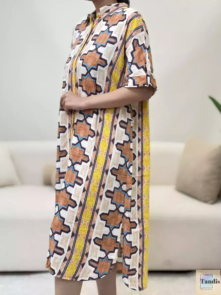 مانتو لینن طرحدار جدید