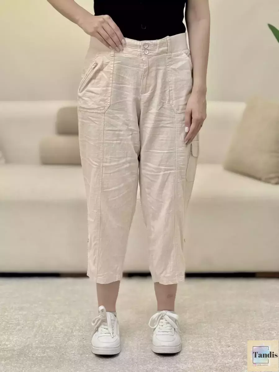 شلوار برمودا هلویی