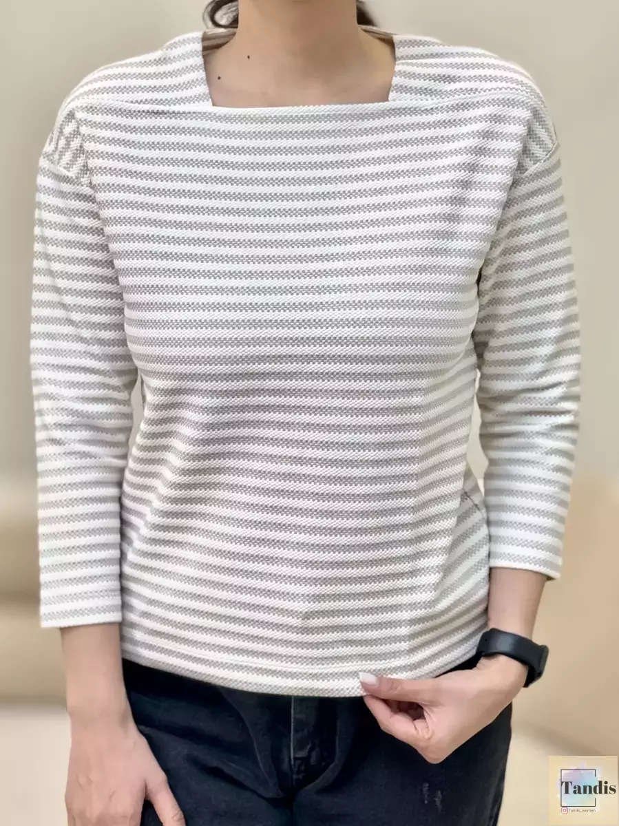 تیشرت آستین بلند راه راه