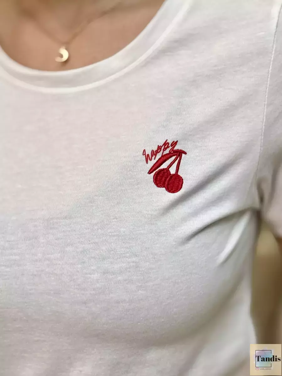 تیشرت گلدوزی شده soliver(مشکی/سفید)