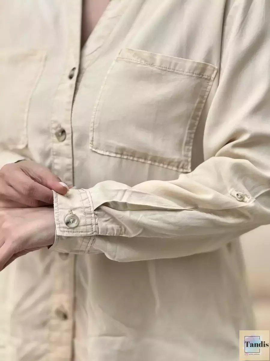 شومیز جین کاغذی(3رنگ)