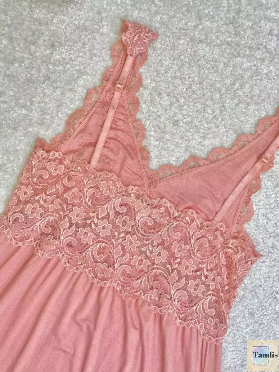 پیراهن خواب گیپور دار (3رنگ)