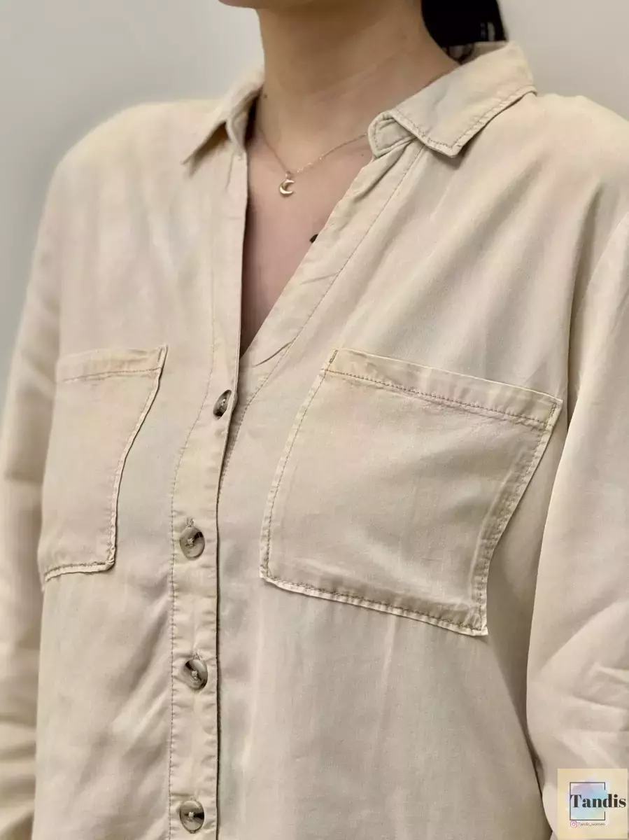 شومیز جین کاغذی(3رنگ)