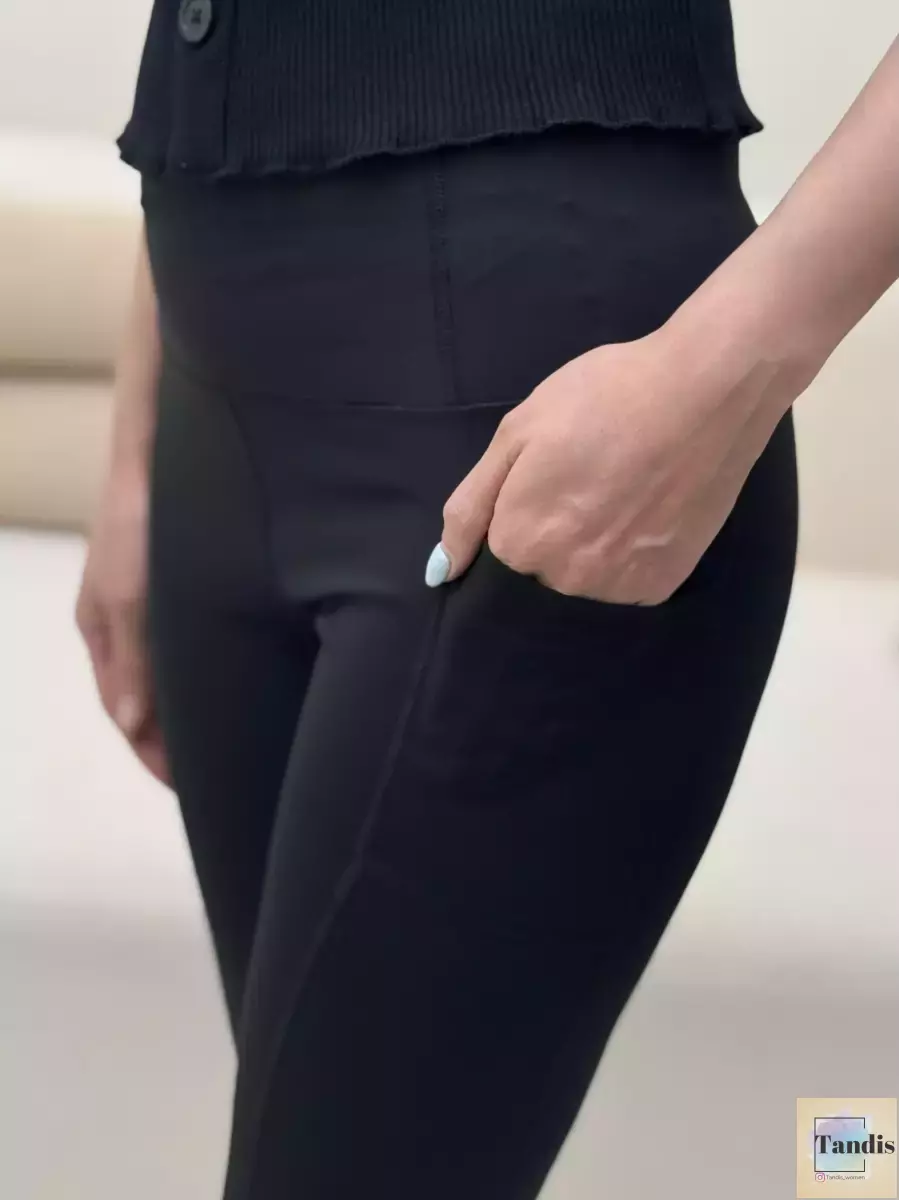 لگ ورزشی مشکی (بلند)