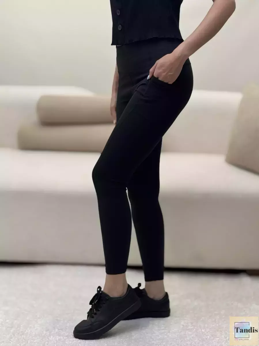 لگ ورزشی مشکی (بلند)