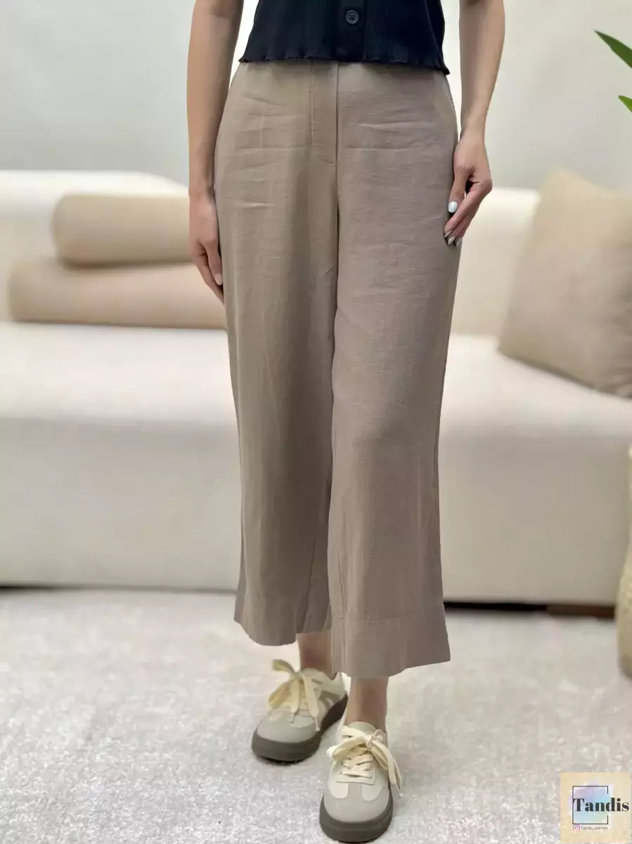 شلوار لینن (موکا)