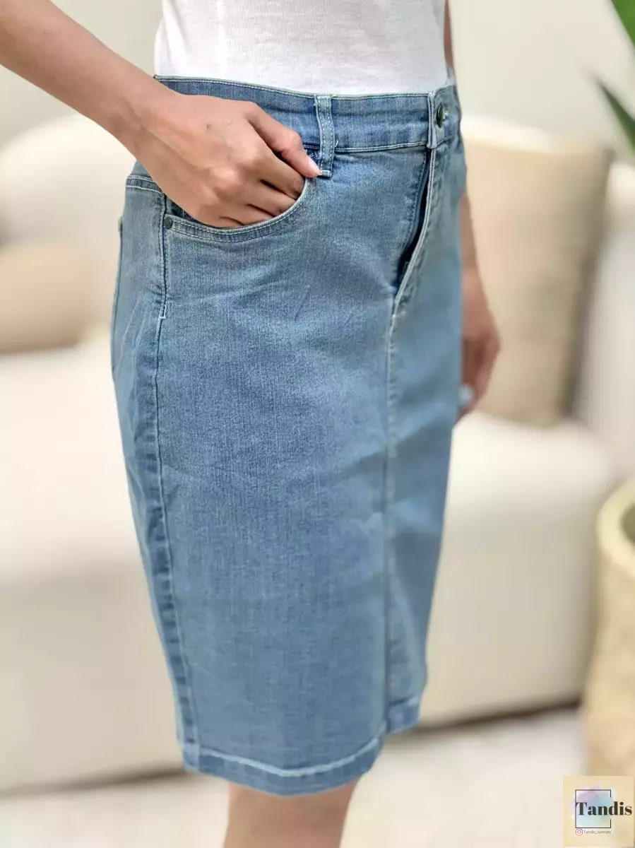 دامن جین کوتاه