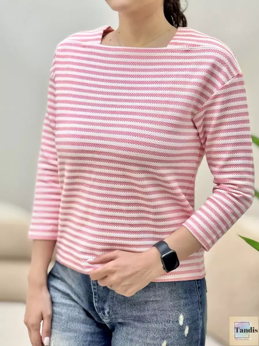 تیشرت آستین بلند راه راه