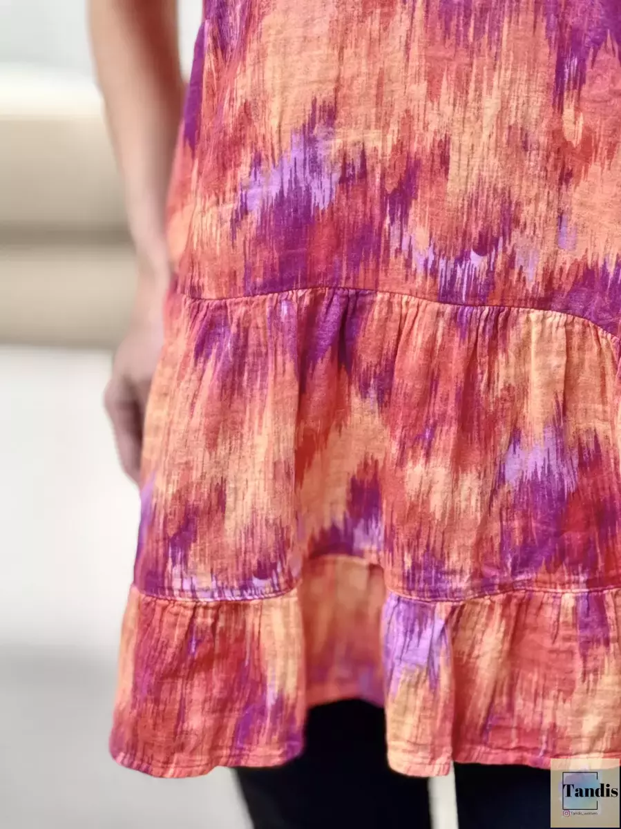 شومیزلینن چین دار