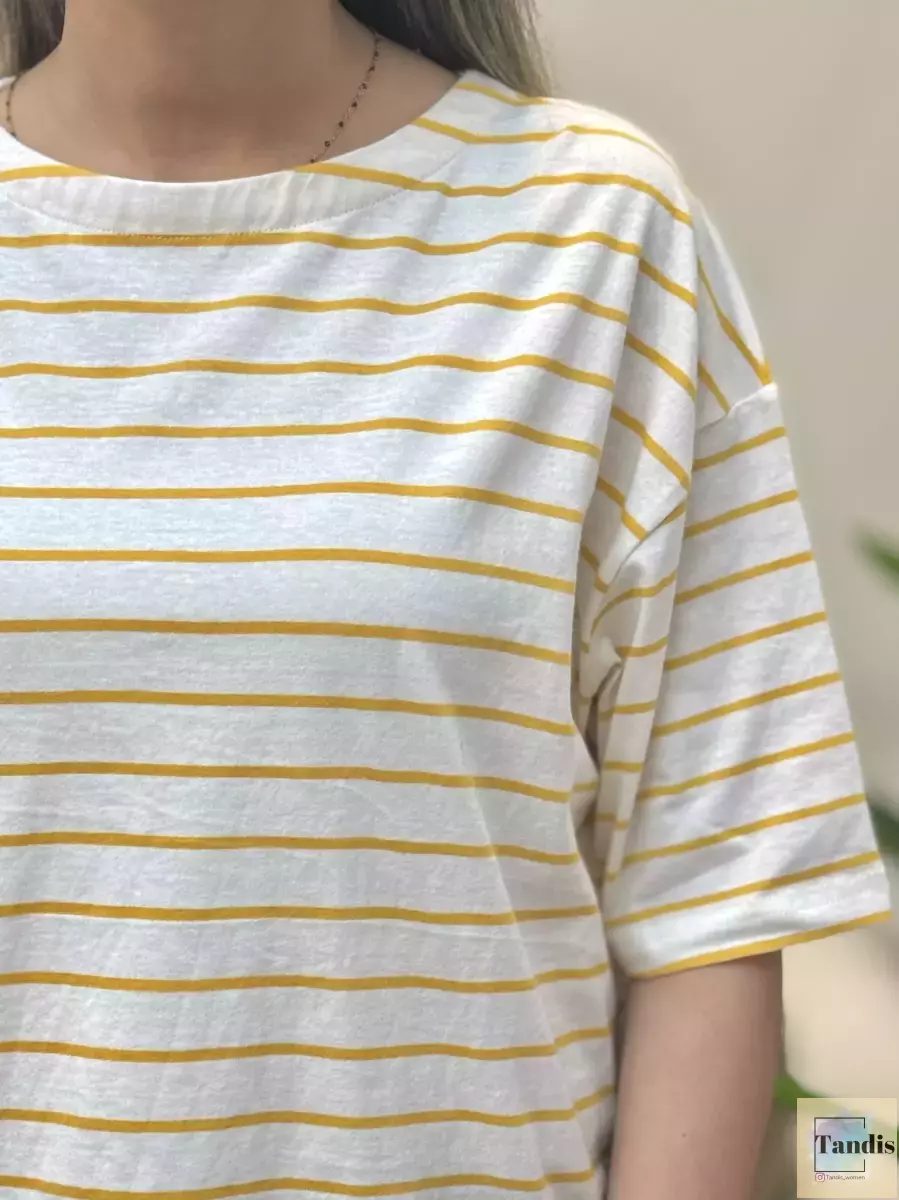 تیشرت باکسی راه راه