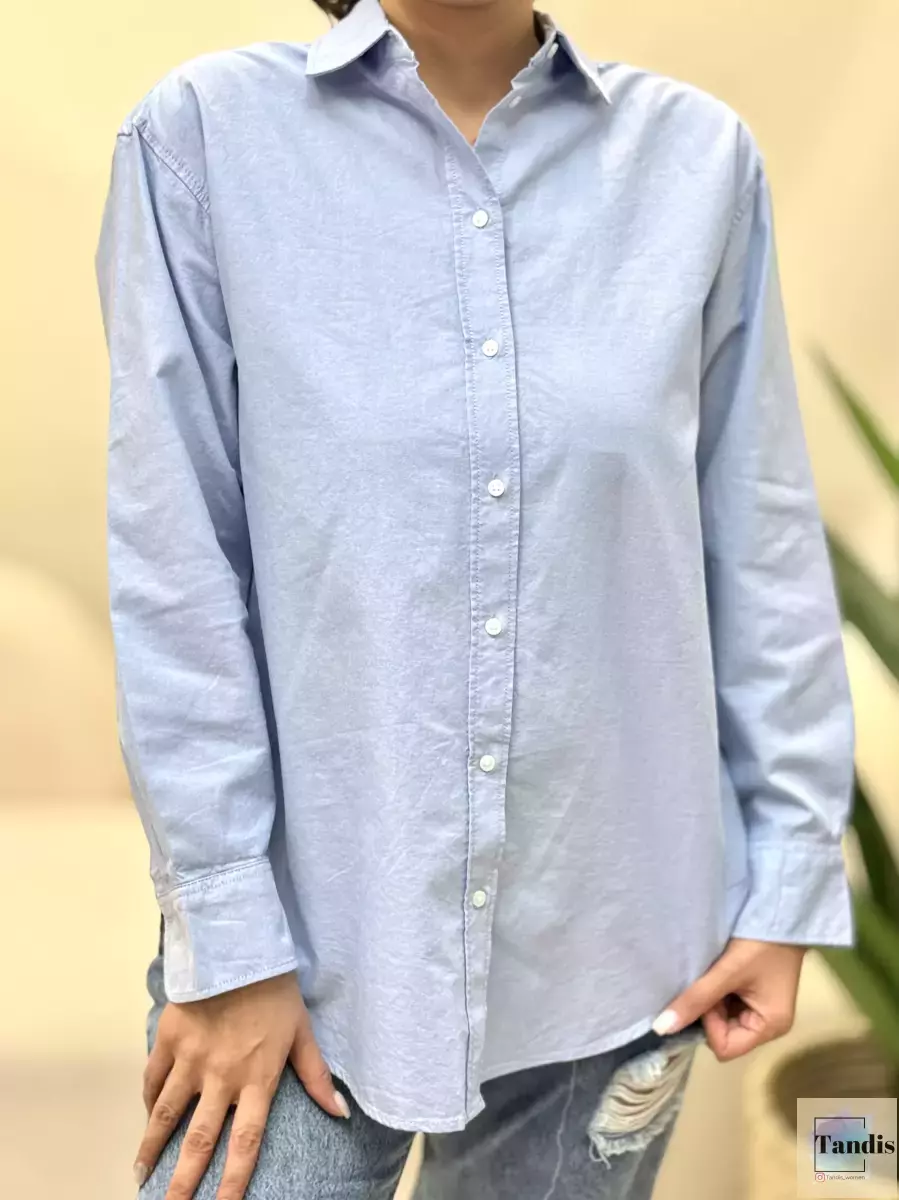 شومیز آبی صورتی h&m