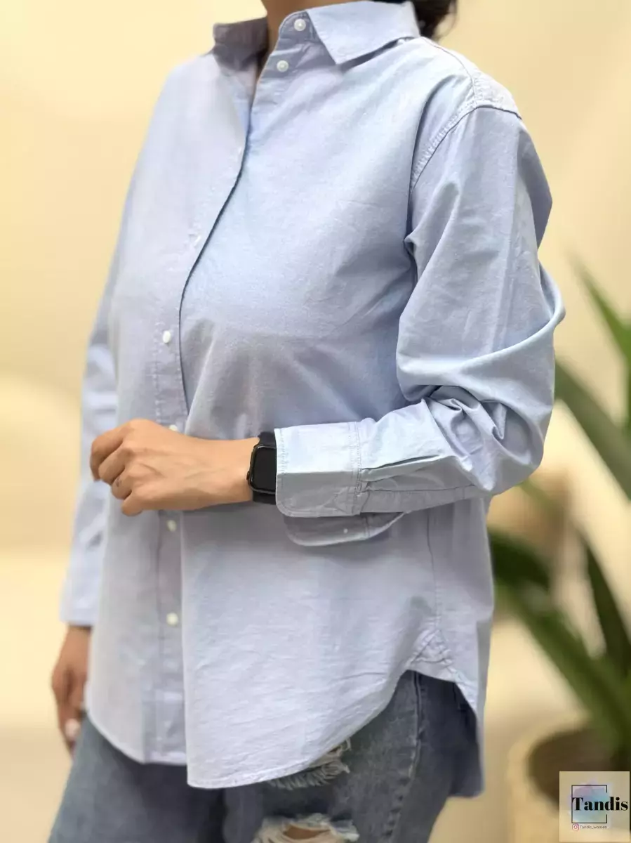 شومیز آبی صورتی h&m