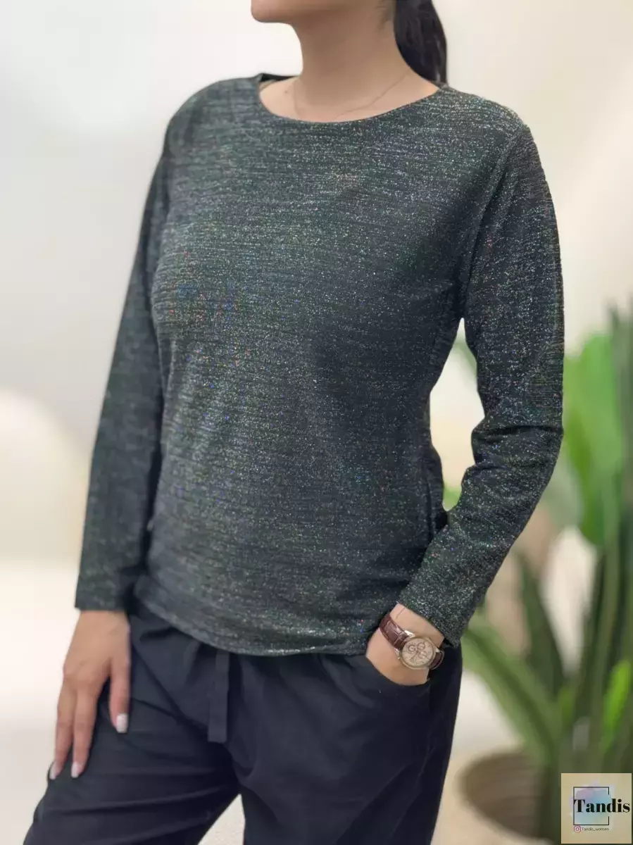 بلوز آستین بلند لمه