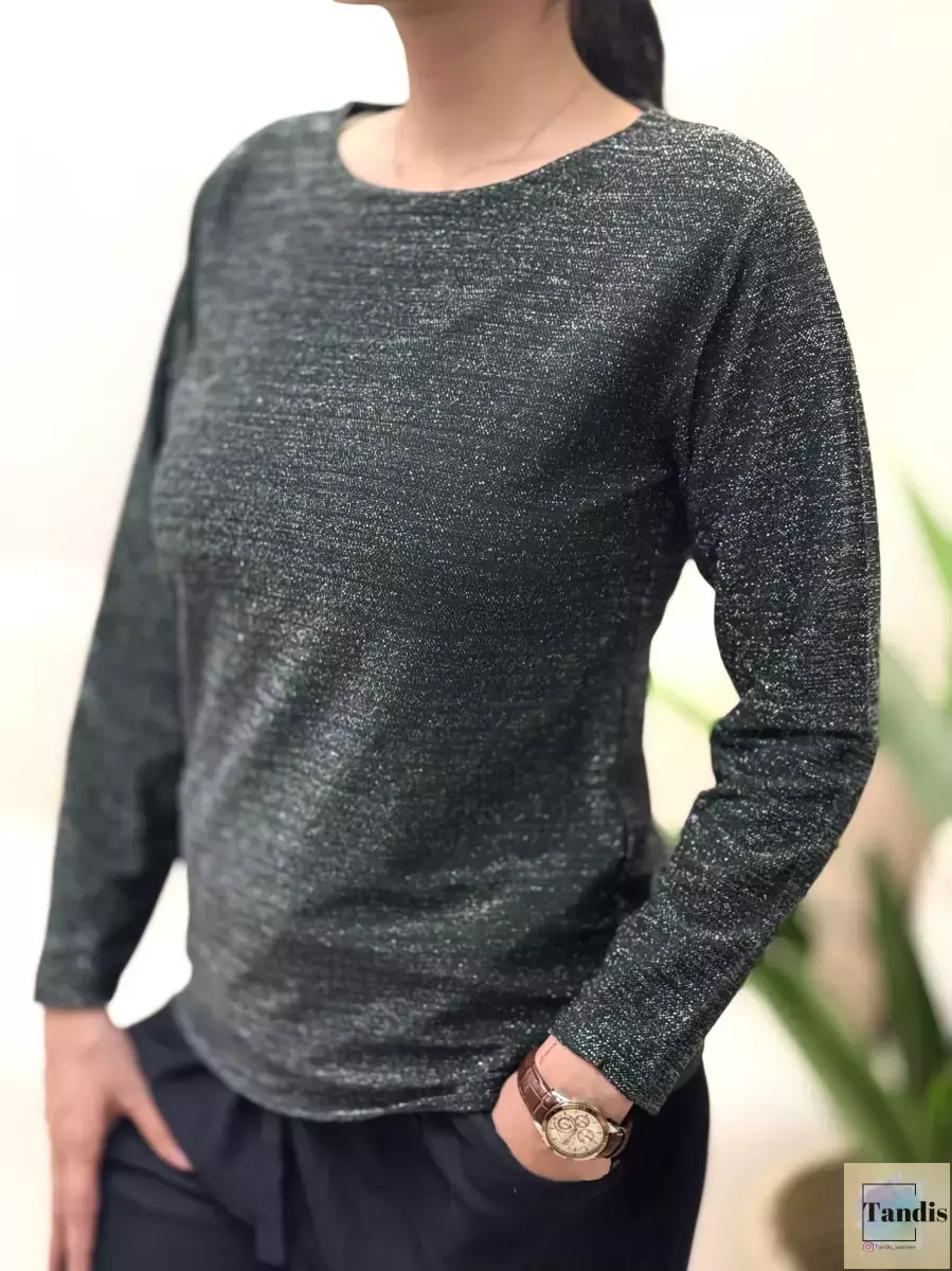 بلوز آستین بلند لمه