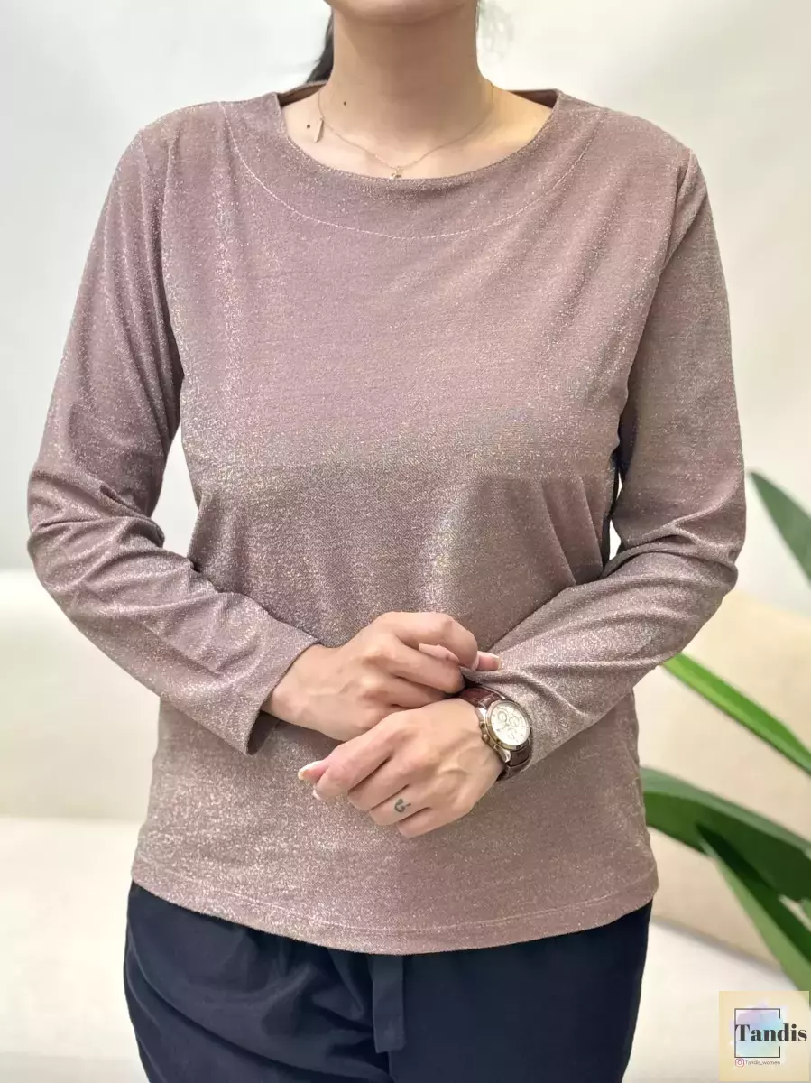 بلوز آستین بلند لمه