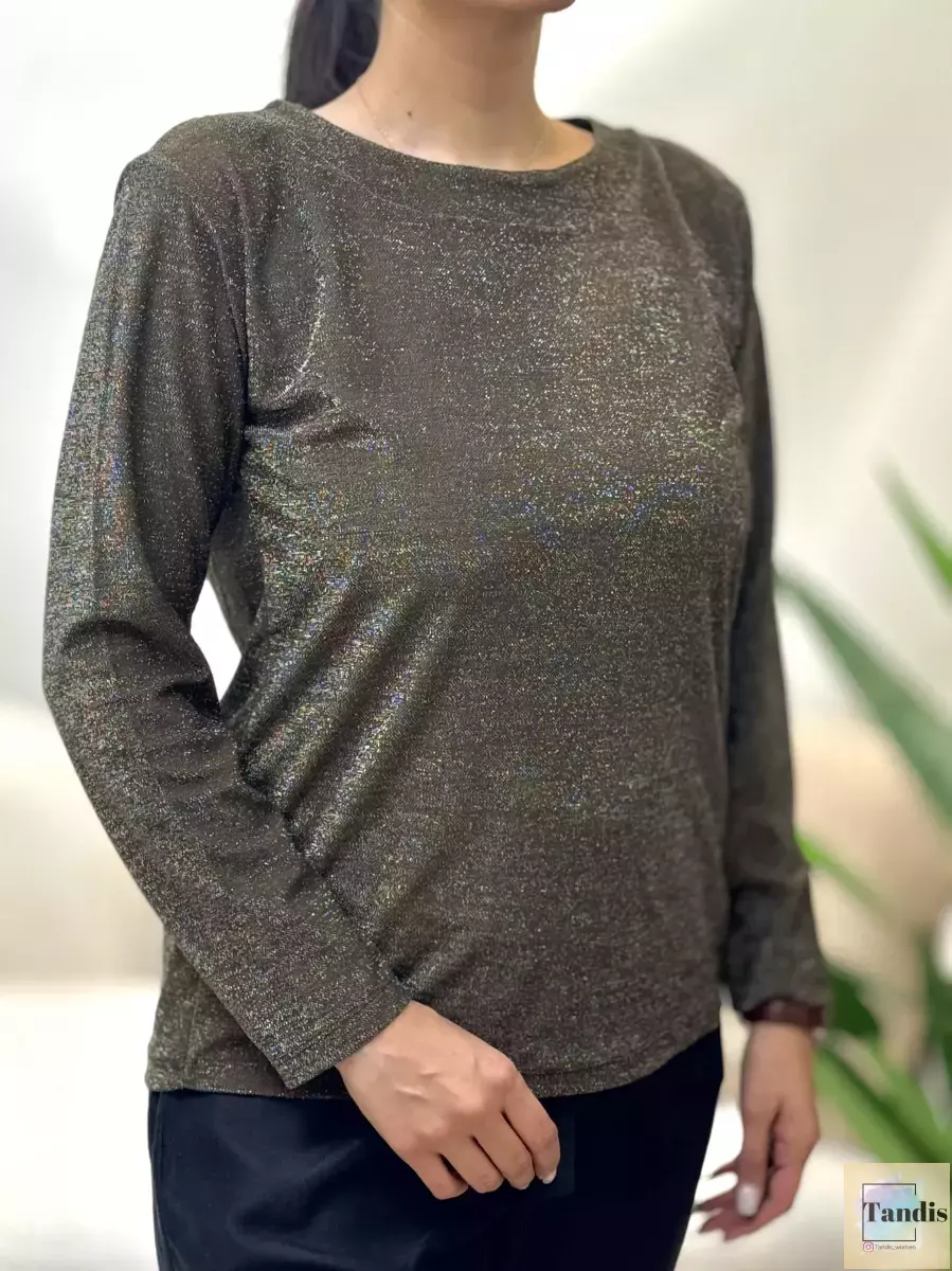 بلوز آستین بلند لمه