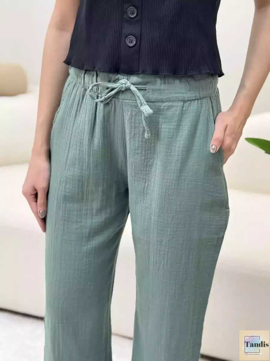 شلوارلینن پفکی زارا