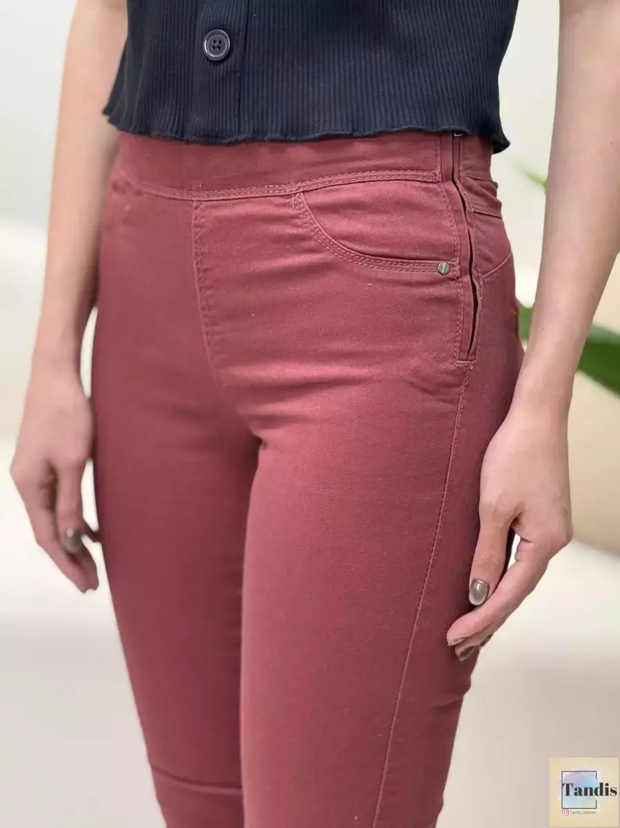 شلوار جین زرشکی