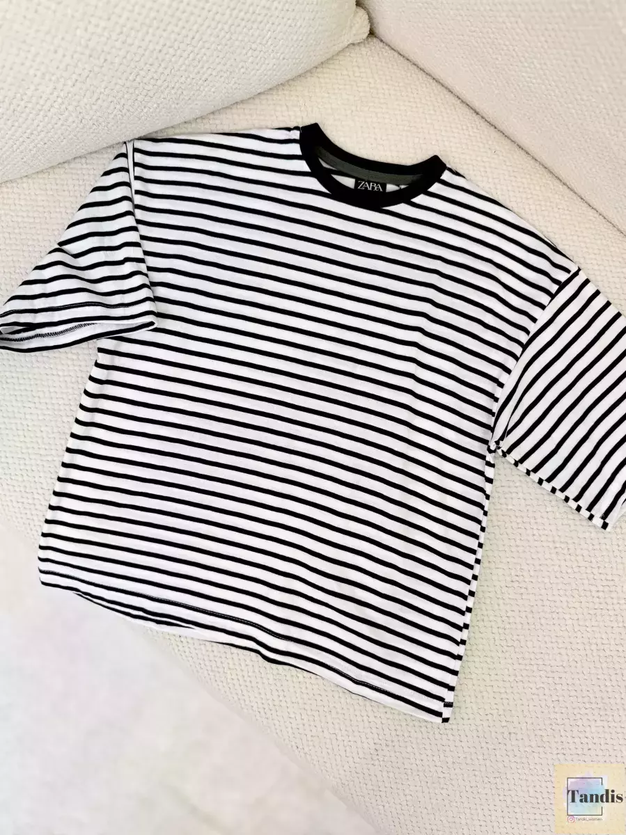 تیشرت باکسی راه راه