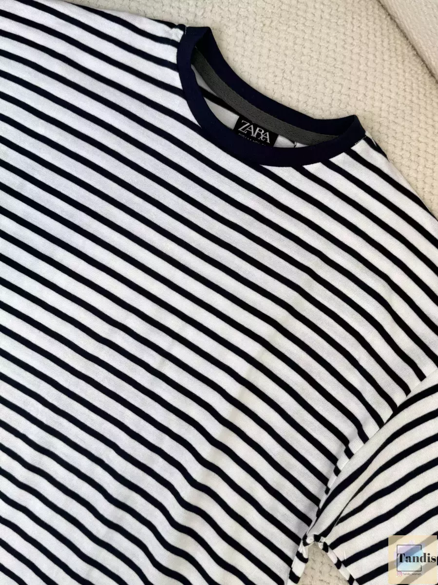 تیشرت باکسی راه راه